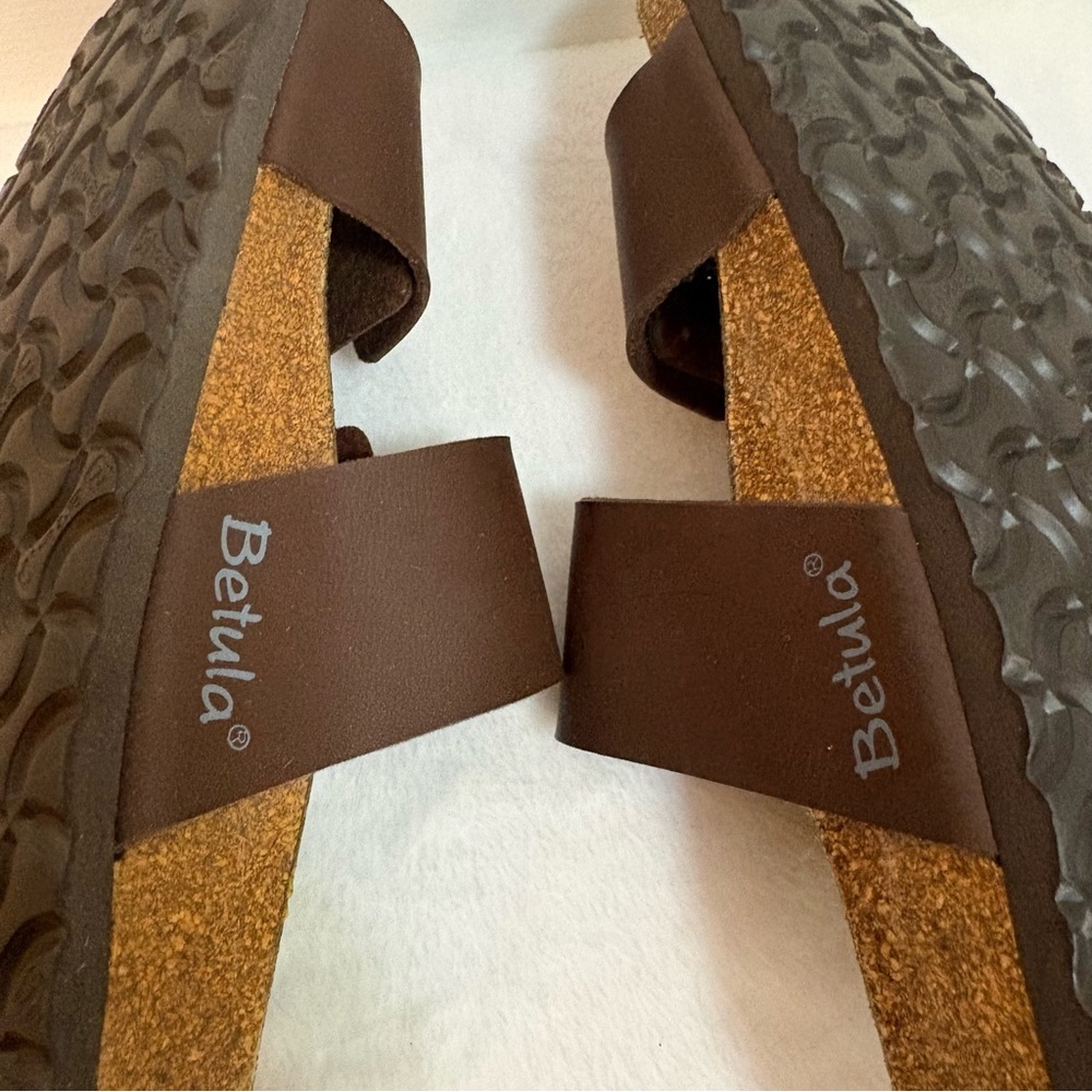 Betula by Birkenstock double strap leather sandals - Picture 6 of 7